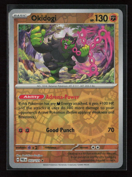 Okidogi Rare SV: Prismatic Evolutions 057/131 NM - Kang's Collectibles