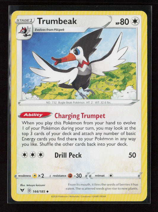 Trumbeak Uncommon SWSH04: Vivid Voltage 144/185 NM