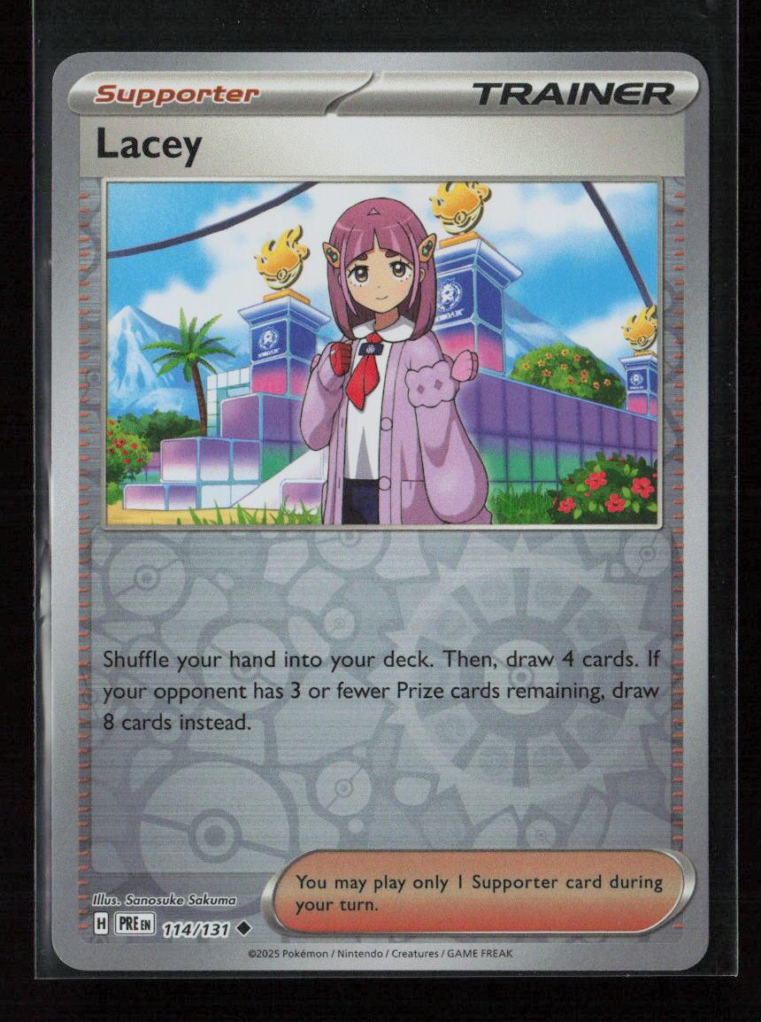 Lacey - Uncommon SV: Prismatic Evolutions 114/131 NM - Kang's Collectibles