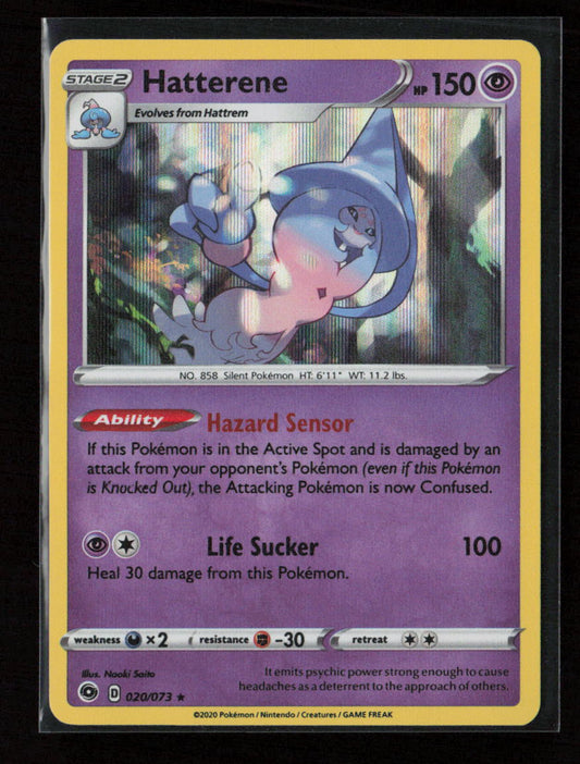 Hatterene Holo Rare Champion's Path 20/73 NM