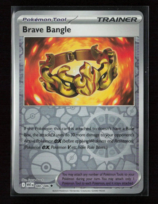Brave Bangle Uncommon SV: White Flare 080/086 NM - Kang's Collectibles