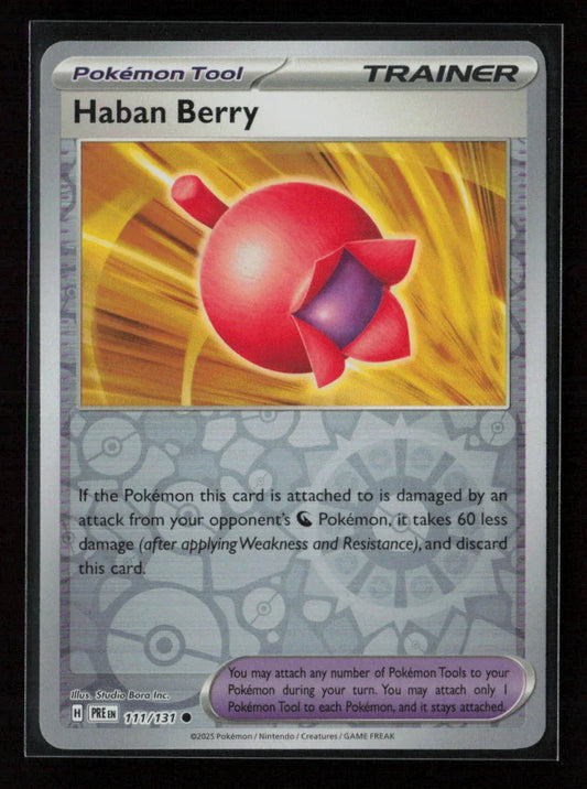 Haban Berry Common SV: Prismatic Evolutions 111/131 NM - Kang's Collectibles