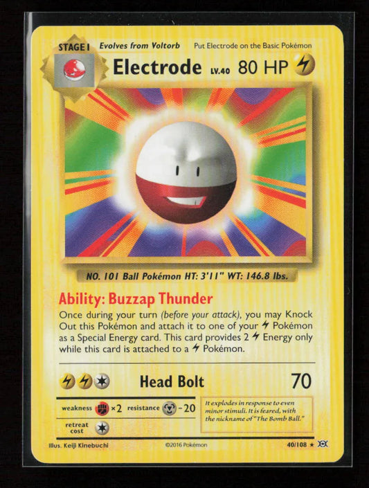 Electrode Rare XY - Evolutions 40/108 NM - Kang's Collectibles