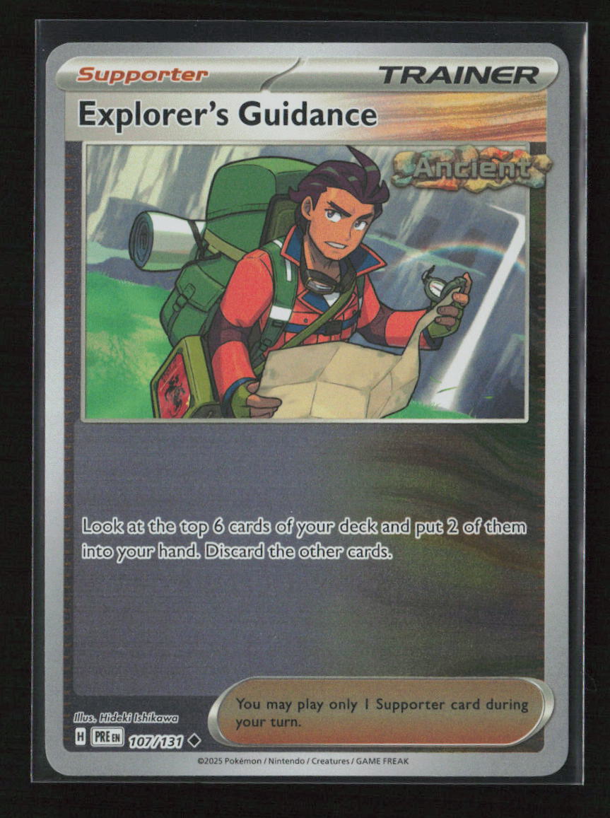 Explorer's Guidance Uncommon SV: Prismatic Evolutions 107/131 NM
