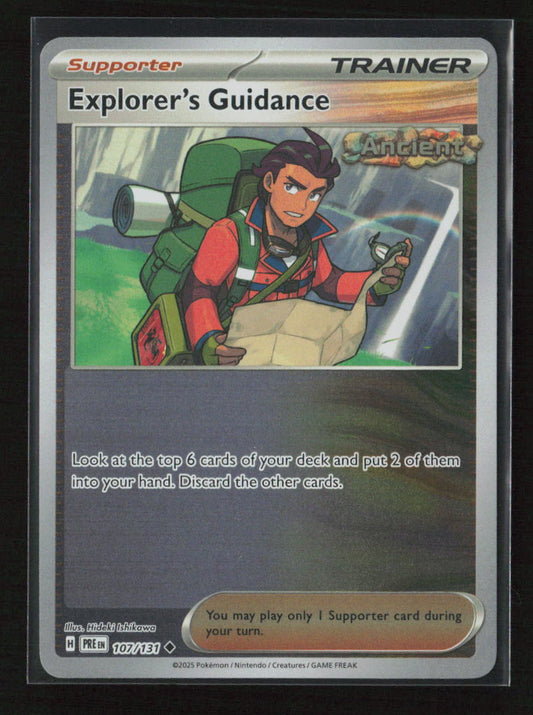 Explorer's Guidance Uncommon SV: Prismatic Evolutions 107/131 NM