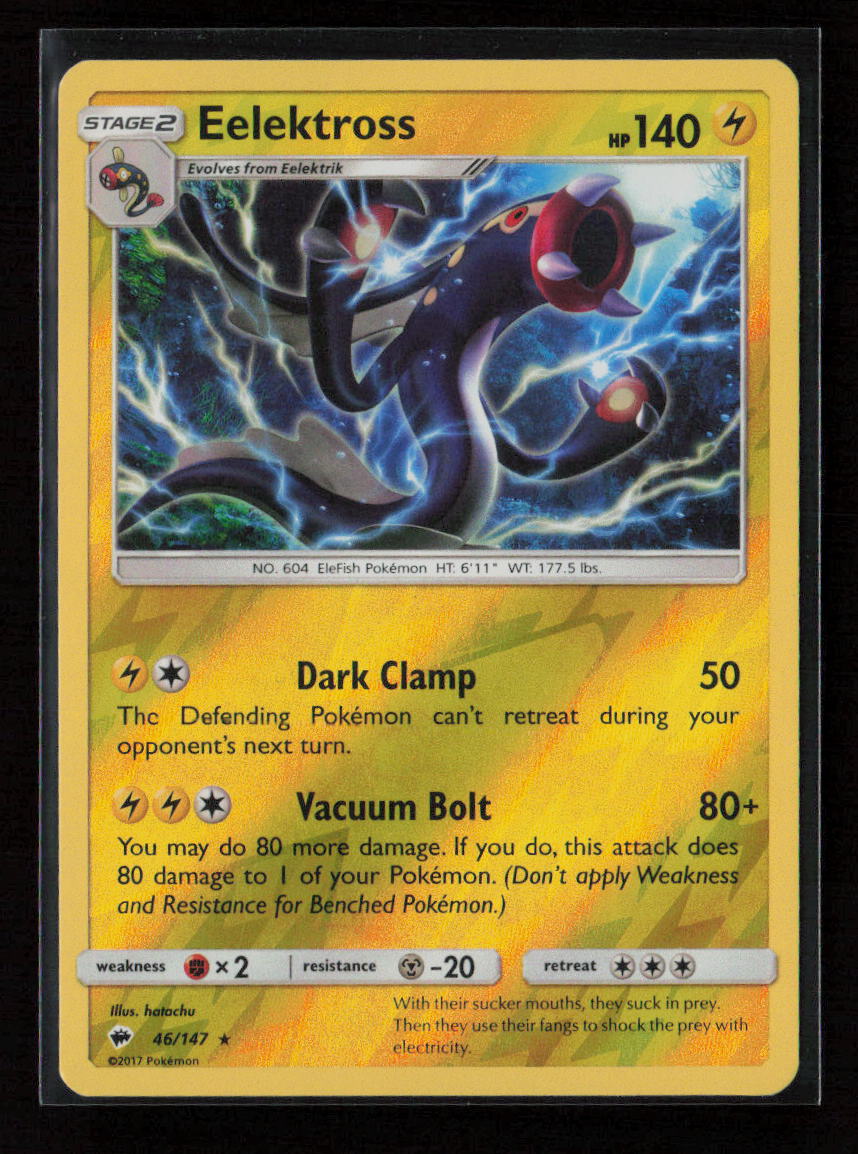 Eelektross Rare SM - Burning Shadows 46/147 NM