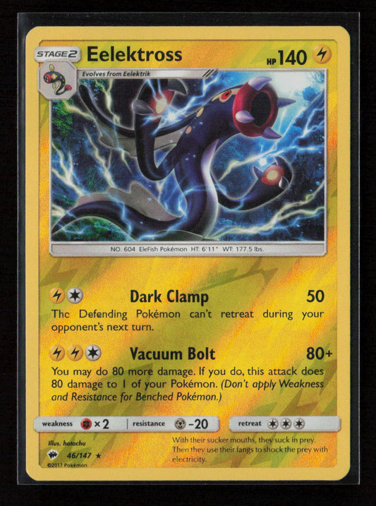 Eelektross Rare SM - Burning Shadows 46/147 NM
