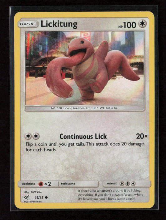 Lickitung (Holo Common) Common Detective Pikachu 16/18 NM - Kang's Collectibles