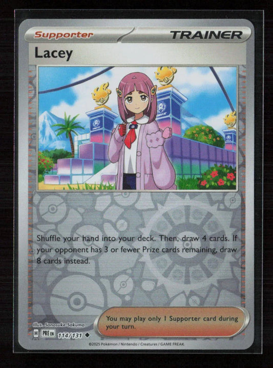 Lacey - Uncommon SV: Prismatic Evolutions 114/131 NM - Kang's Collectibles