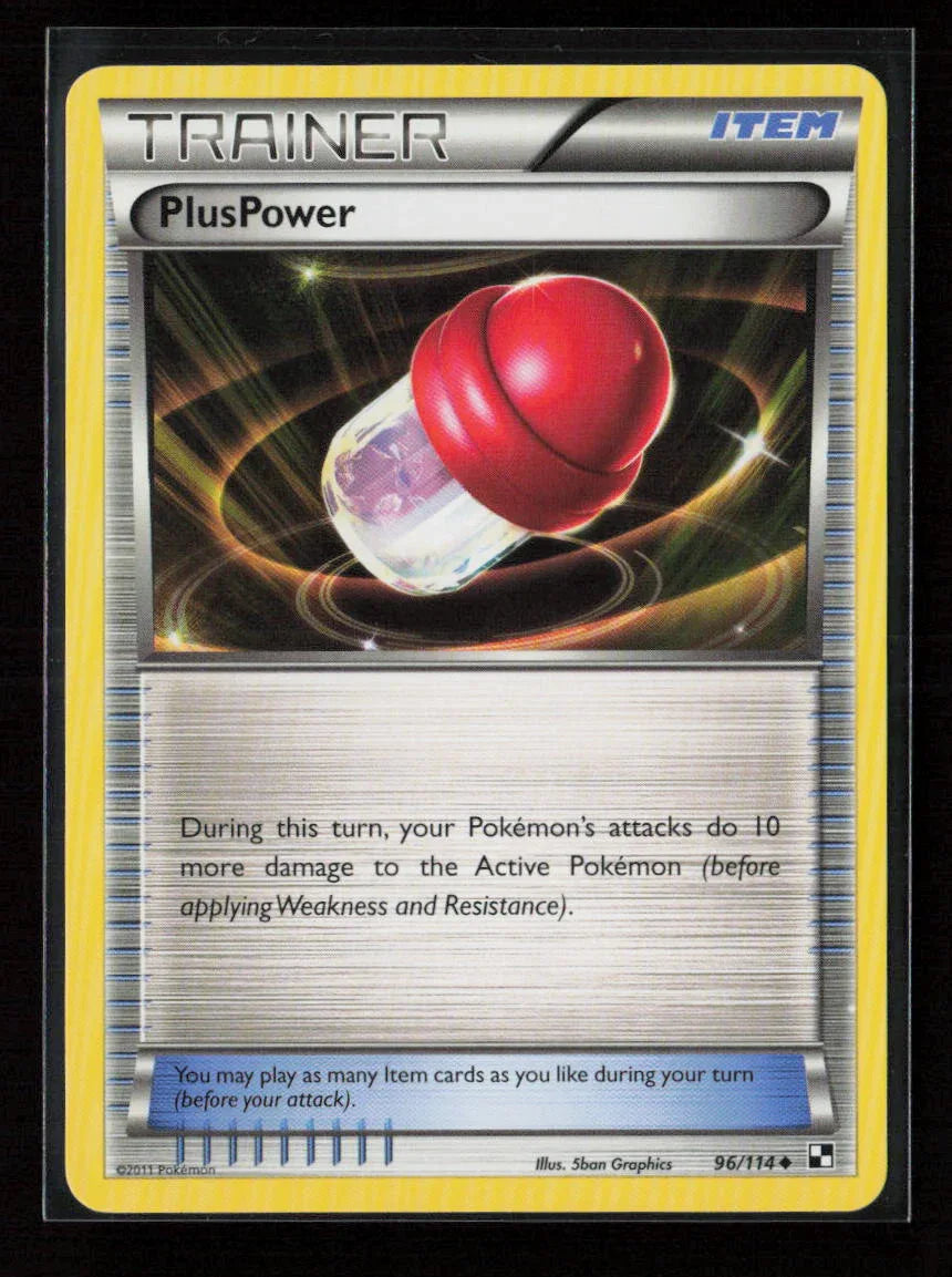 PlusPower Uncommon Black and White 96/114 LP - Kang's Collectibles