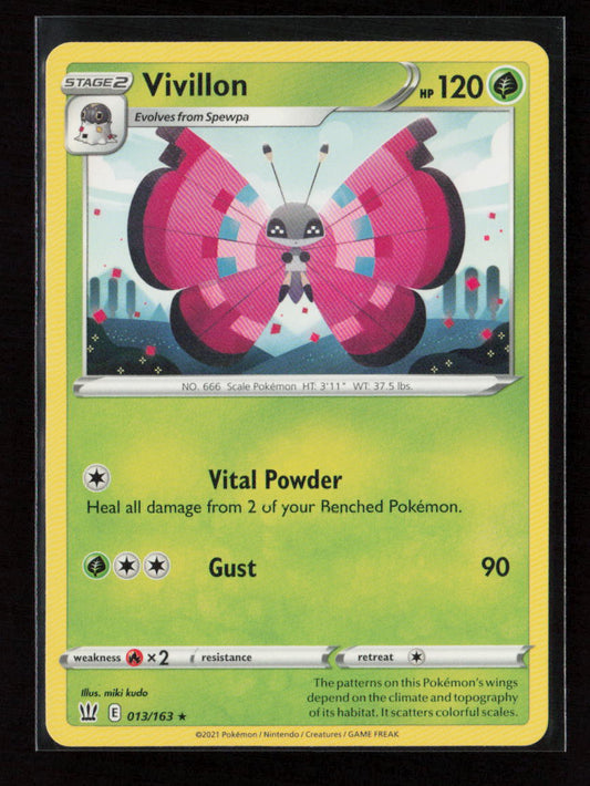 Vivillon Rare SWSH05: Battle Styles 013/163 LP