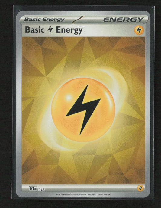 Basic Lightning Energy - Common SVE: Scarlet & Violet Energies 004 NM