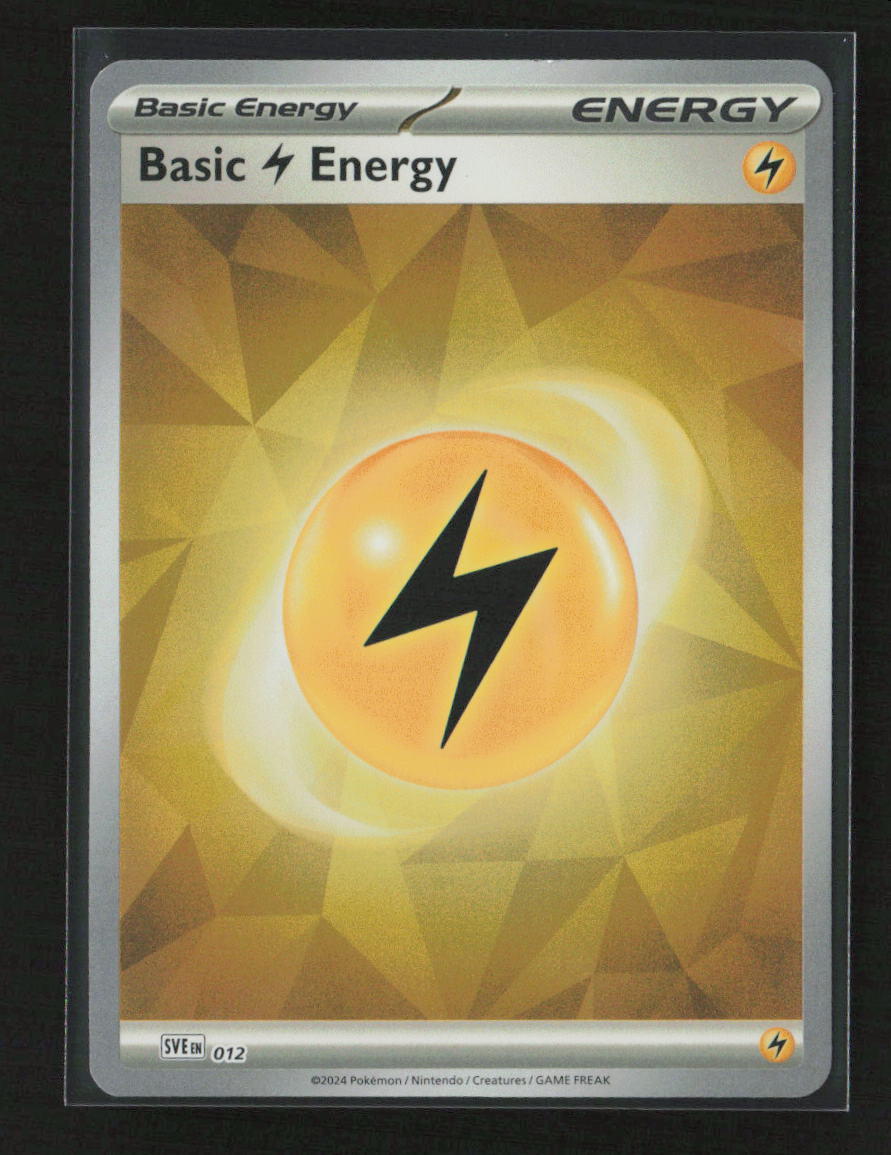 Basic Lightning Energy - Common SVE: Scarlet & Violet Energies 012 NM