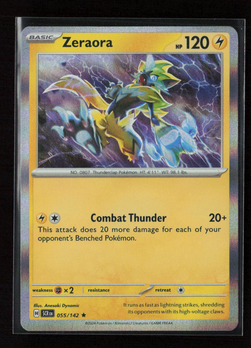 Zeraora - Rare SV07: Stellar Crown 055/142 NM