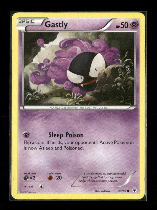 Gastly Common Generations 33/83 LP - Kang's Collectibles