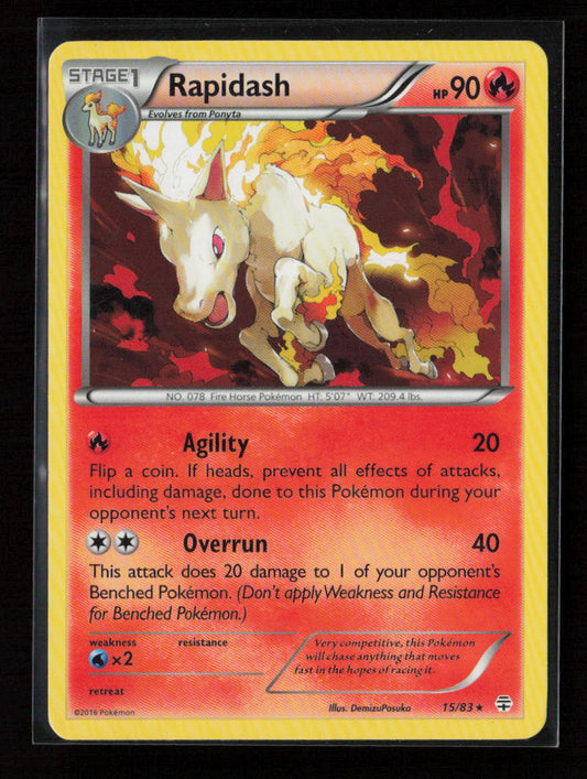 Rapidash Rare Generations 15/83 LP