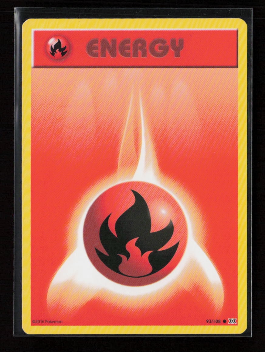 Fire Energy Common XY - Evolutions 92/108 LP