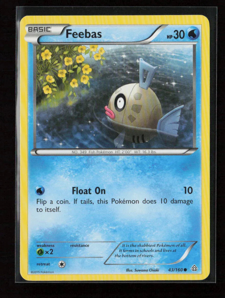 Feebas Common XY - Primal Clash 43/160 NM - Kang's Collectibles