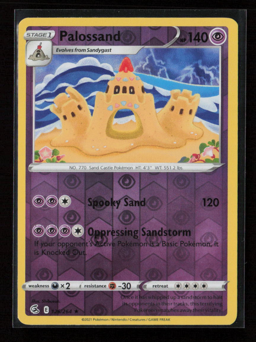Palossand Rare SWSH08: Fusion Strike 126/264 LP