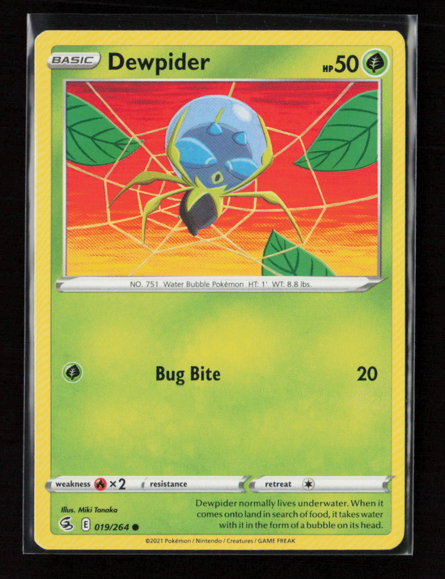 Dewpider Common SWSH08: Fusion Strike 019/264 LP