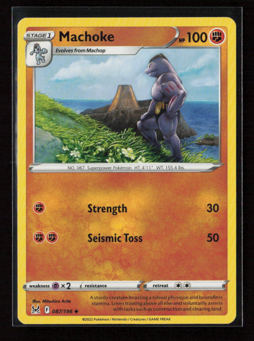 Machoke Uncommon SWSH11: Lost Origin 087/196 LP