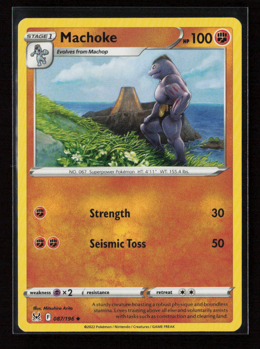 Machoke Uncommon SWSH11: Lost Origin 087/196 LP