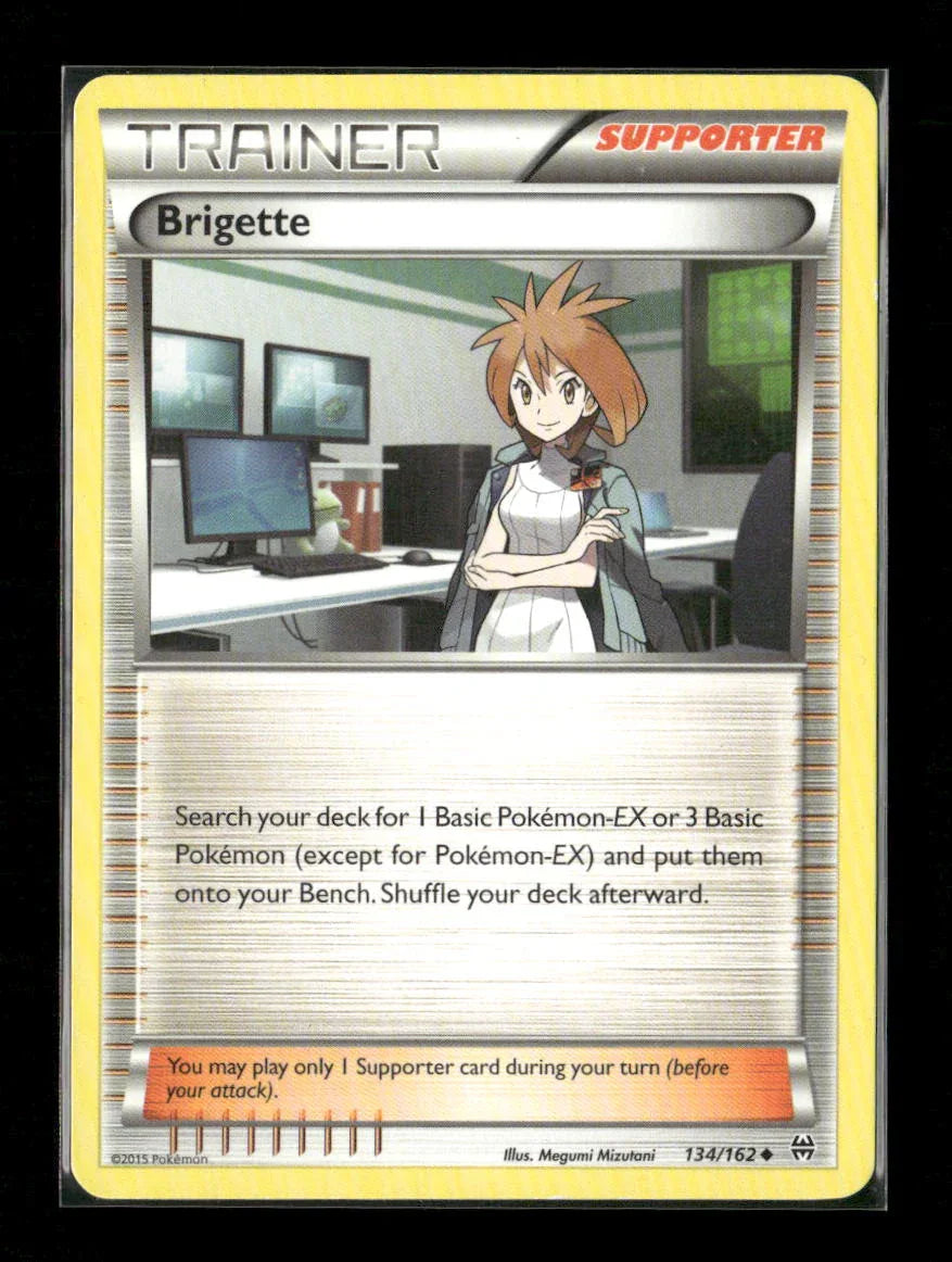 Brigette Uncommon XY - BREAKthrough 134/162 LP - Kang's Collectibles