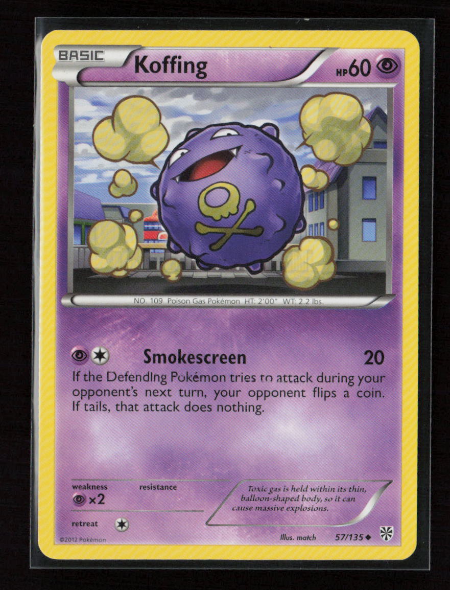 Koffing (57) Uncommon Plasma Storm 57/135 LP