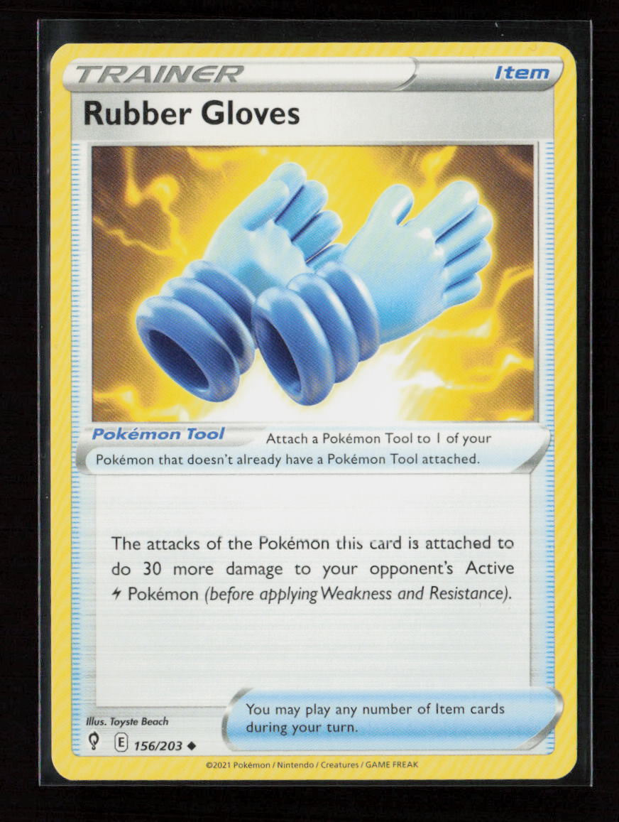 Rubber Gloves Uncommon SWSH07: Evolving Skies 156/203 LP