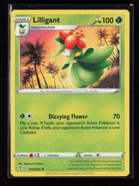 Lilligant Rare SWSH07: Evolving Skies 010/203 LP