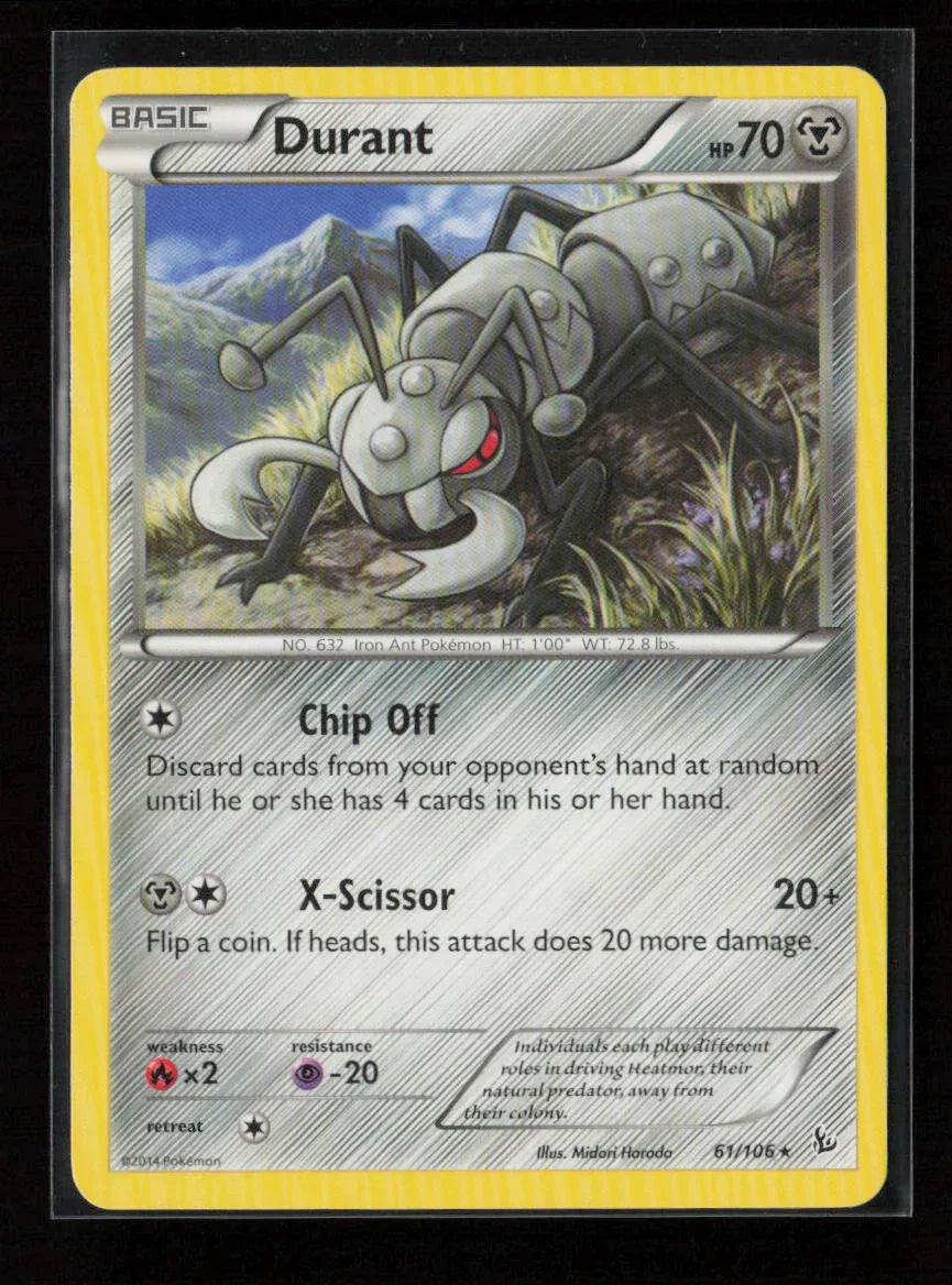 Durant Rare XY - Flashfire 61/106 LP - Kang's Collectibles