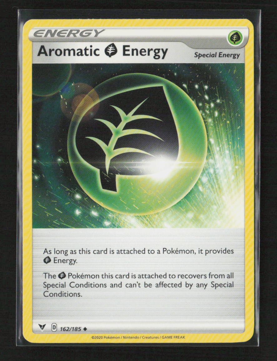 Aromatic Grass Energy Uncommon SWSH04: Vivid Voltage 162/185 LP