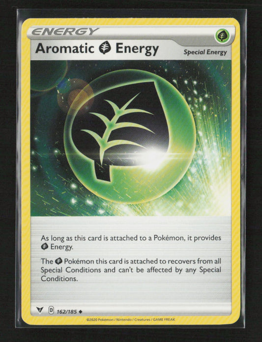 Aromatic Grass Energy Uncommon SWSH04: Vivid Voltage 162/185 LP