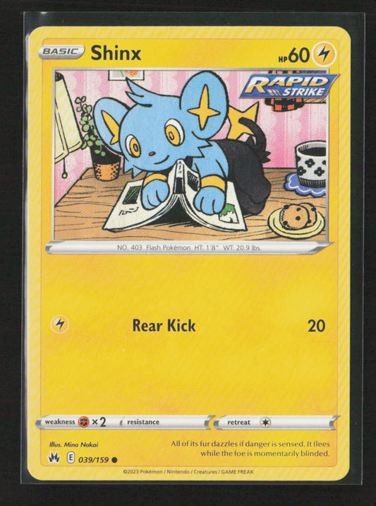 Shinx (39) Common Crown Zenith 039/159 LP