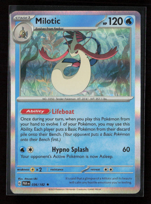 Milotic Rare SV04: Paradox Rift 036/182 NM