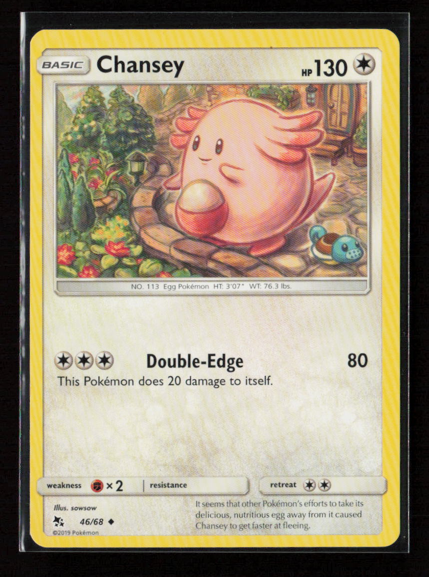 Chansey Uncommon Hidden Fates 46/68 LP