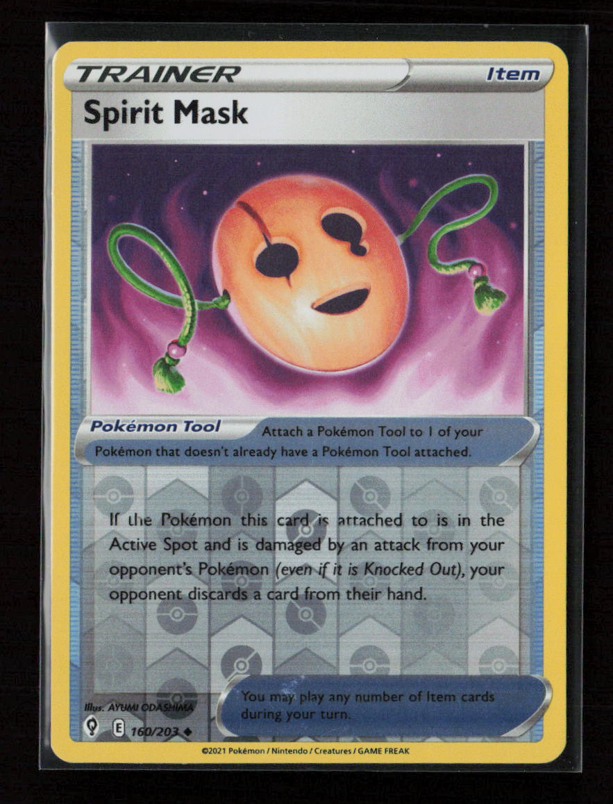Spirit Mask Uncommon SWSH07: Evolving Skies 160/203 NM