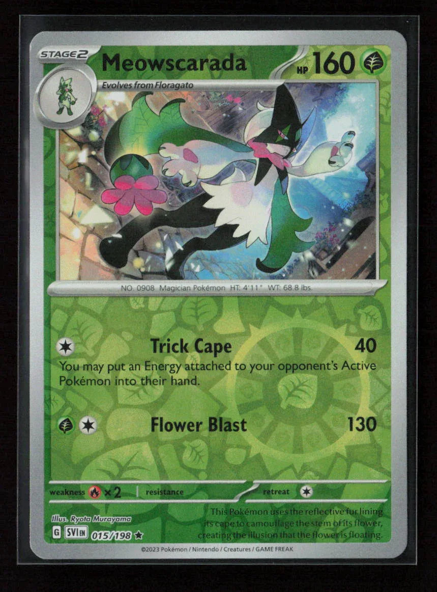 Meowscarada - Rare SV01: Scarlet & Violet Base Set 015/198 NM - Kang's Collectibles