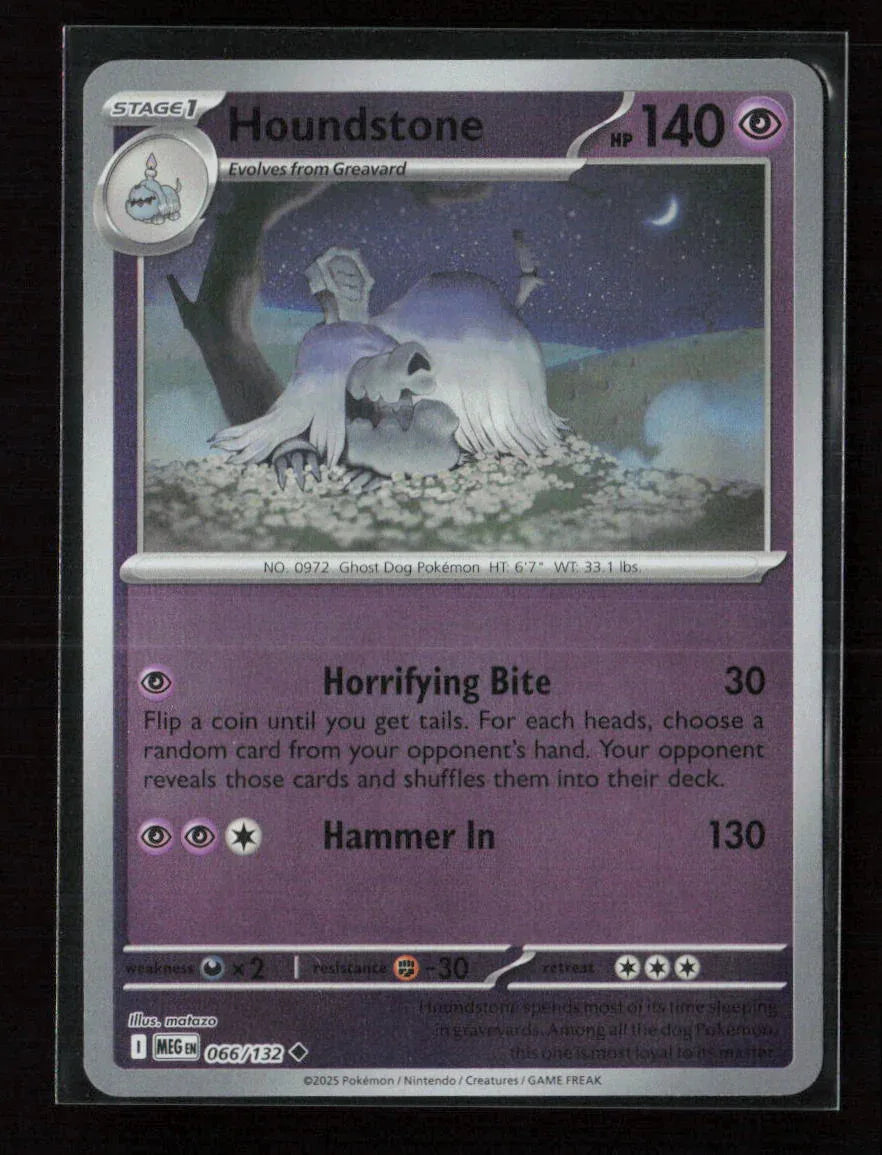 Houndstone - Uncommon ME01: Mega Evolution 066/132 NM - Kang's Collectibles
