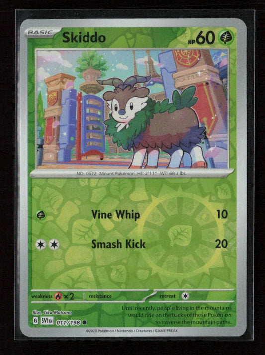 Skiddo Common SV01: Scarlet & Violet Base Set 011/198 NM - Kang's Collectibles