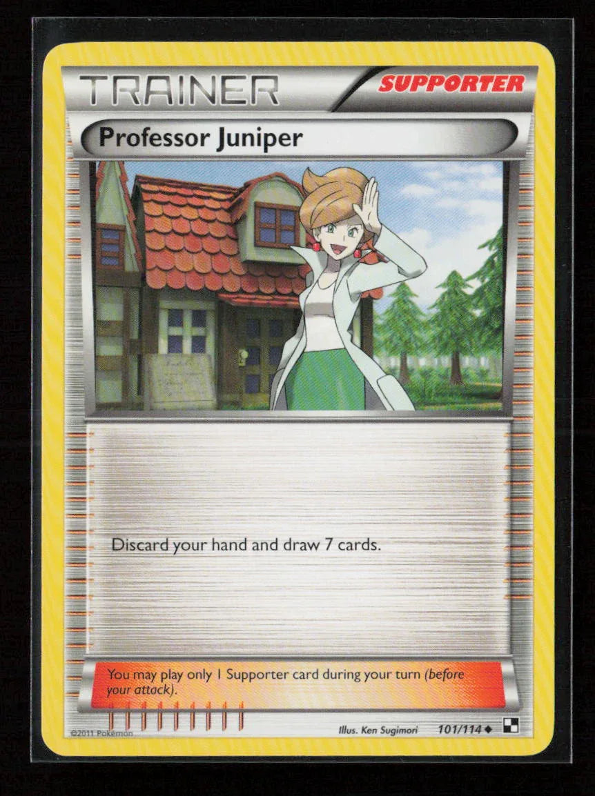 Professor Juniper Uncommon Black and White 101/114 NM - Kang's Collectibles