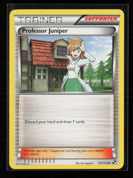 Professor Juniper Uncommon Black and White 101/114 NM - Kang's Collectibles