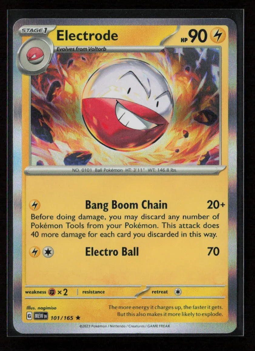 Electrode Rare SV: Scarlet & Violet 151 101/165 NM - Kang's Collectibles