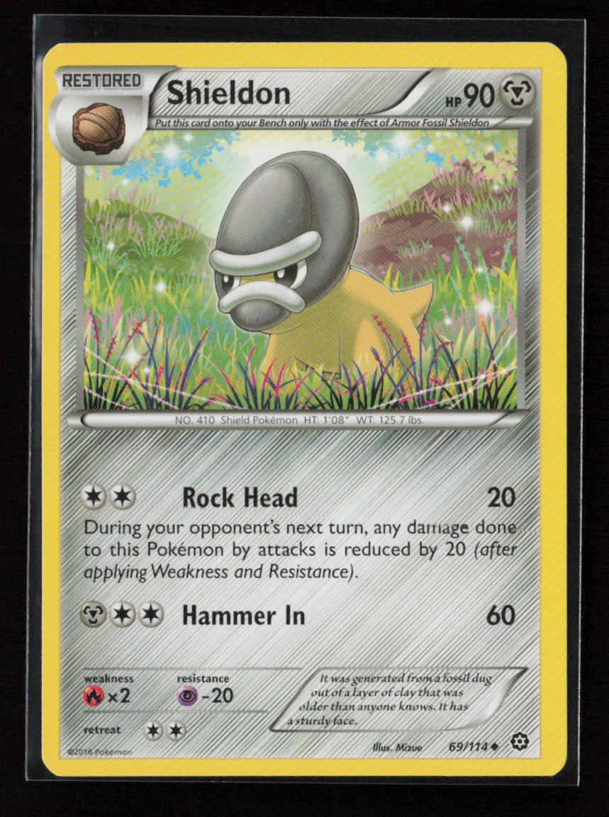Shieldon Uncommon XY - Steam Siege 69/114 LP