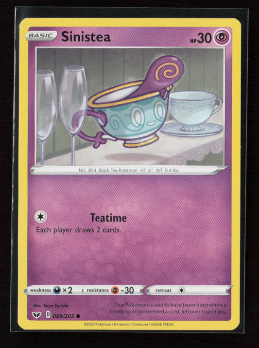 Sinistea Common SWSH01: Sword & Shield Base Set 089/202 LP