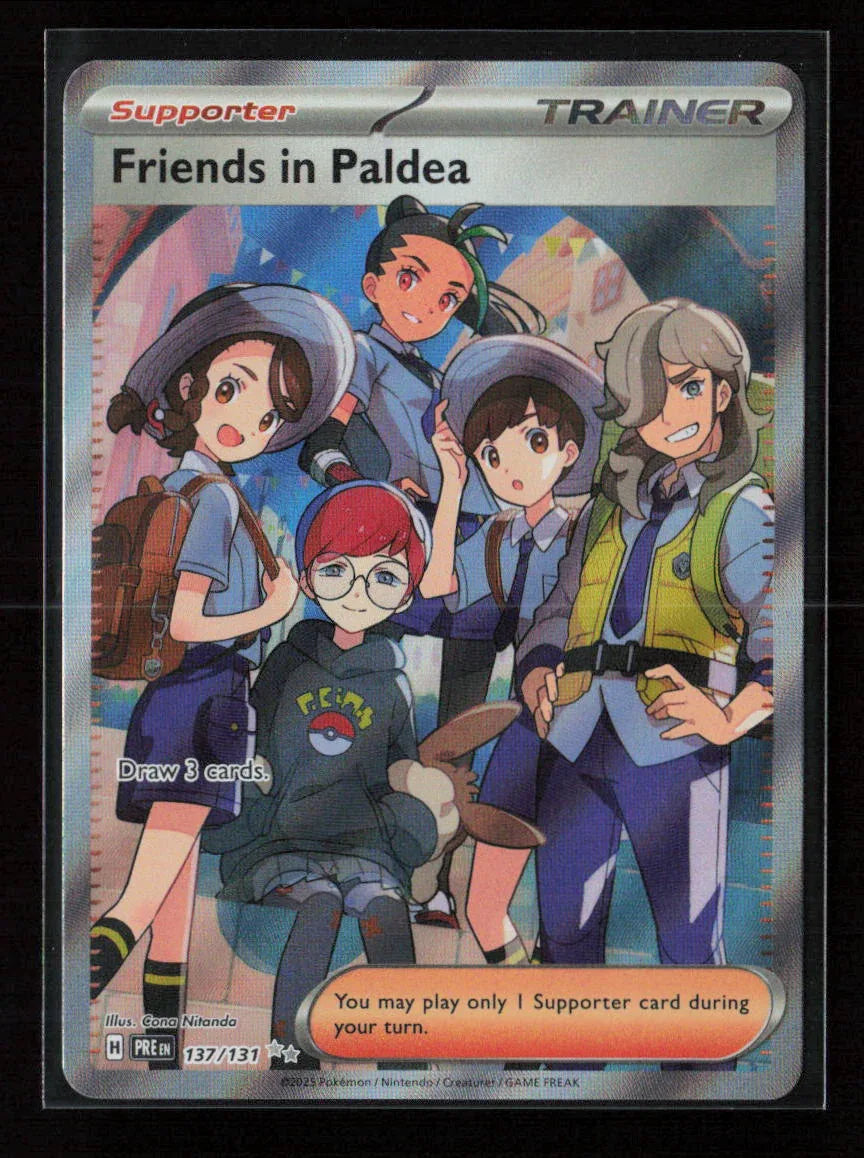 Friends in Paldea - Ultra Rare SV: Prismatic Evolutions 137/131 NM - Kang's Collectibles
