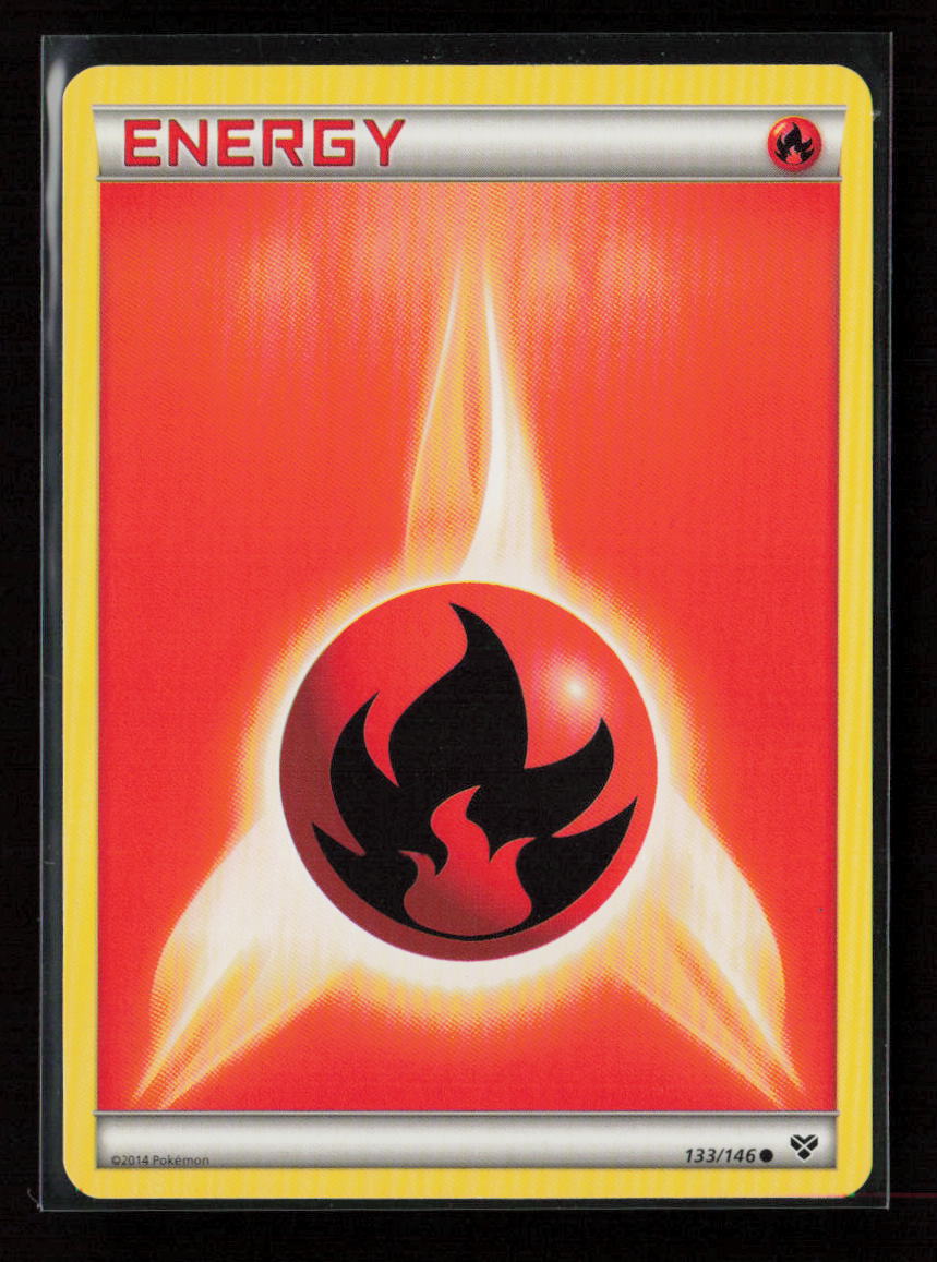 Fire Energy Common XY Base Set 133/146 LP
