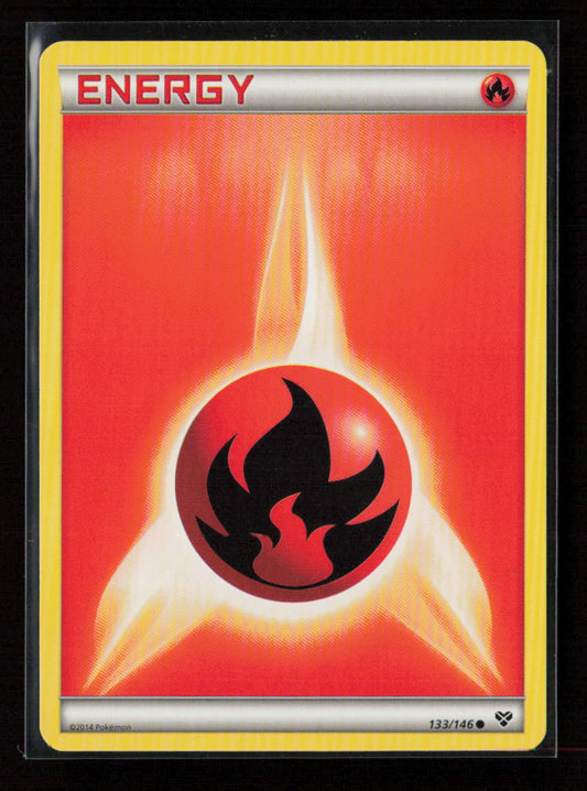 Fire Energy Common XY Base Set 133/146 LP