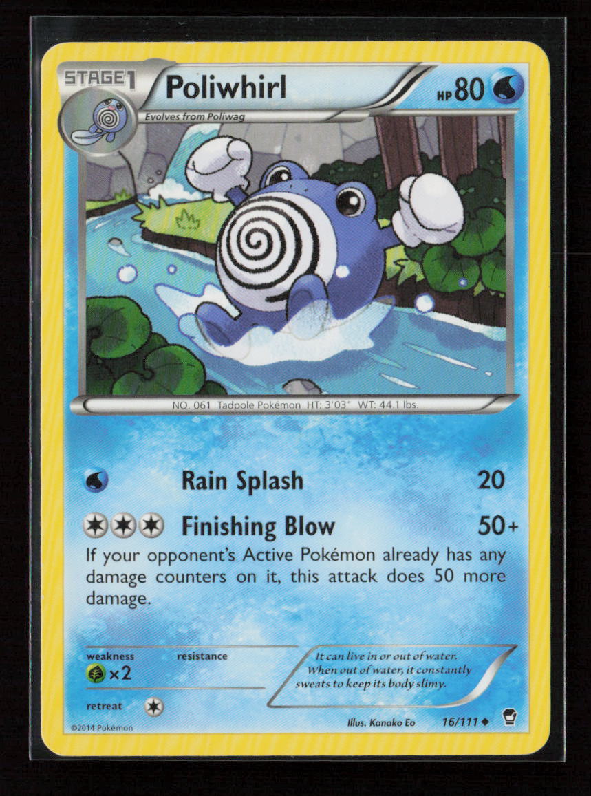 Poliwhirl Uncommon XY - Furious Fists 16/111 LP