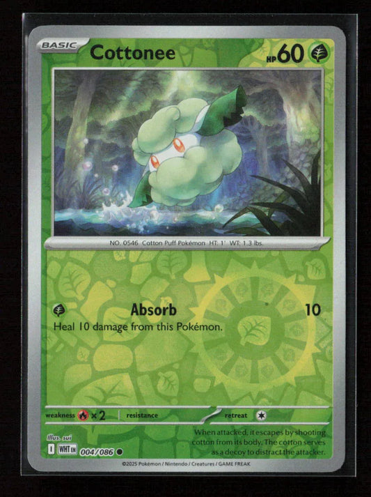 Cottonee Common SV: White Flare 004/086 NM - Kang's Collectibles